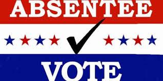 absentee vote banner
