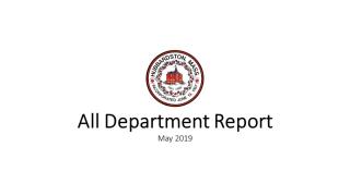 All Department Report Graphic