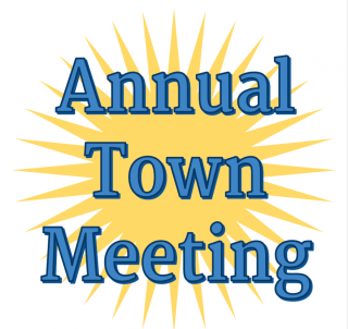 star labeled annual town meeting