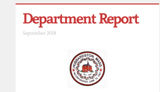 Department Report Clip