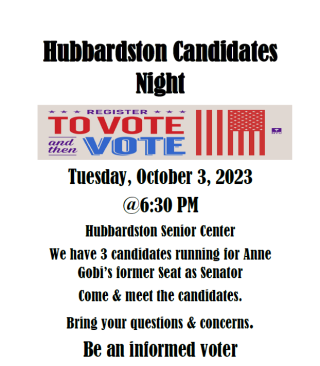 Candidates Night 10.3.2023