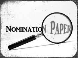 nomination papers with magnifying glass
