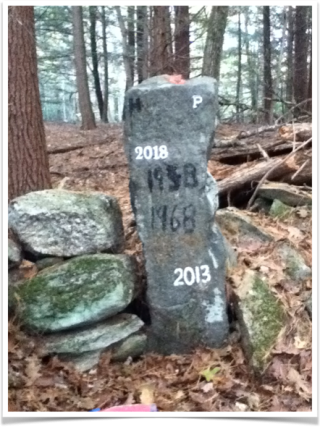 Boundary Marker with Date