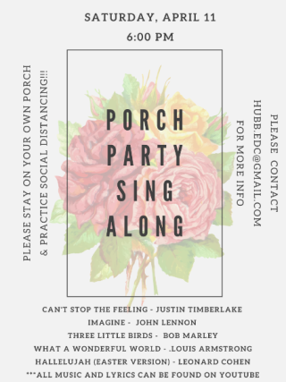 Porch Party Flyer
