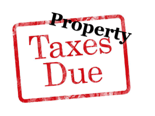 square sin labeled property taxes due