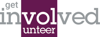 get involved icon with volunteer outlined in purple