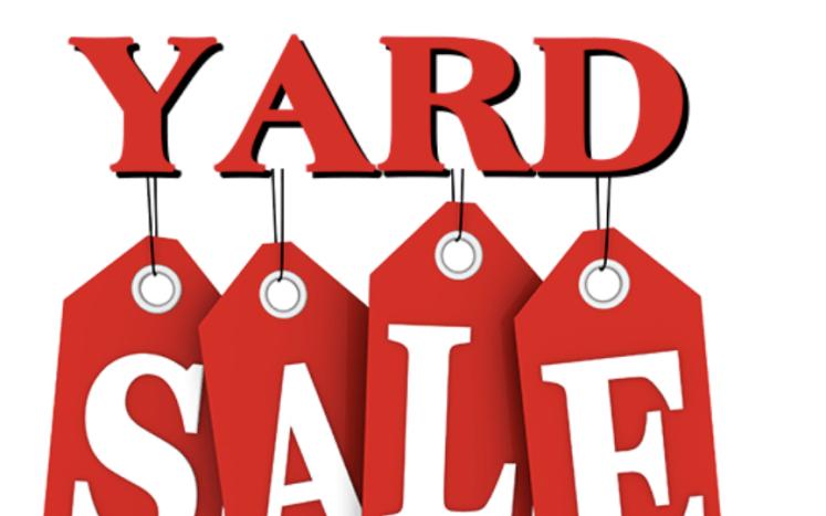 Town wide yard sale sign