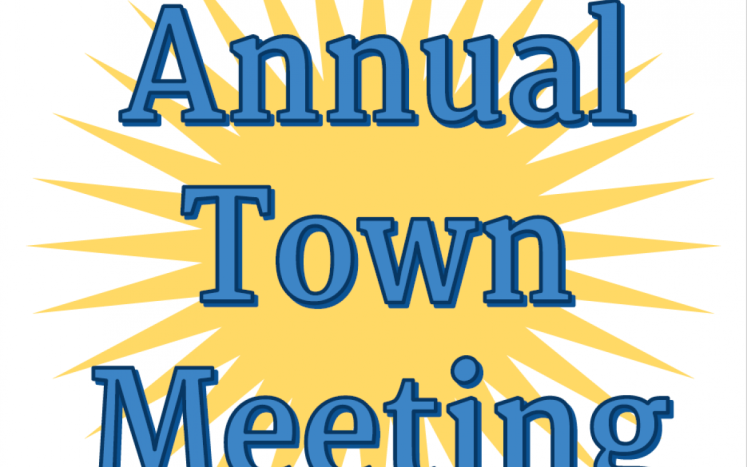 star labeled annual town meeting