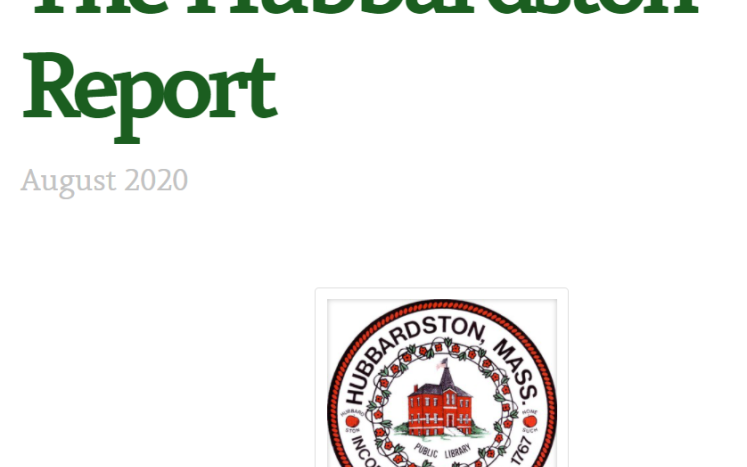 Picture of the Hubbardston Report cover