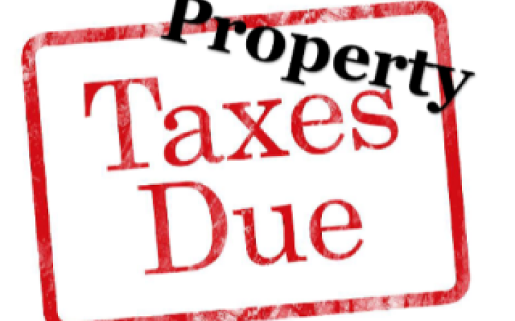 Property taxes due image