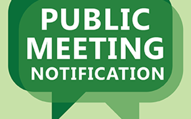public meeting notification 