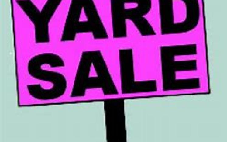 town-wide yard sale yard sign